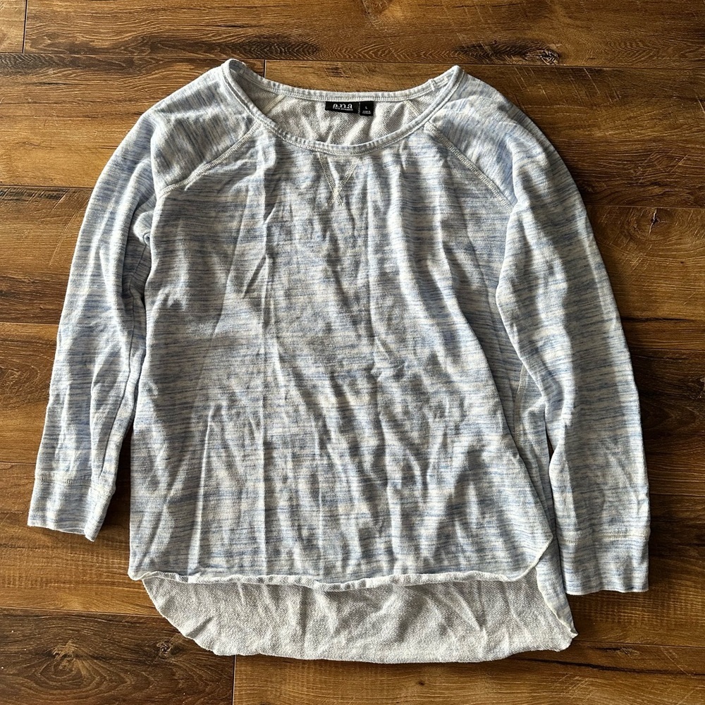 Ana blue  Long Sleeve Top